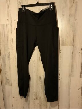 New York Laundry Black High-Waist Pocket Leggings